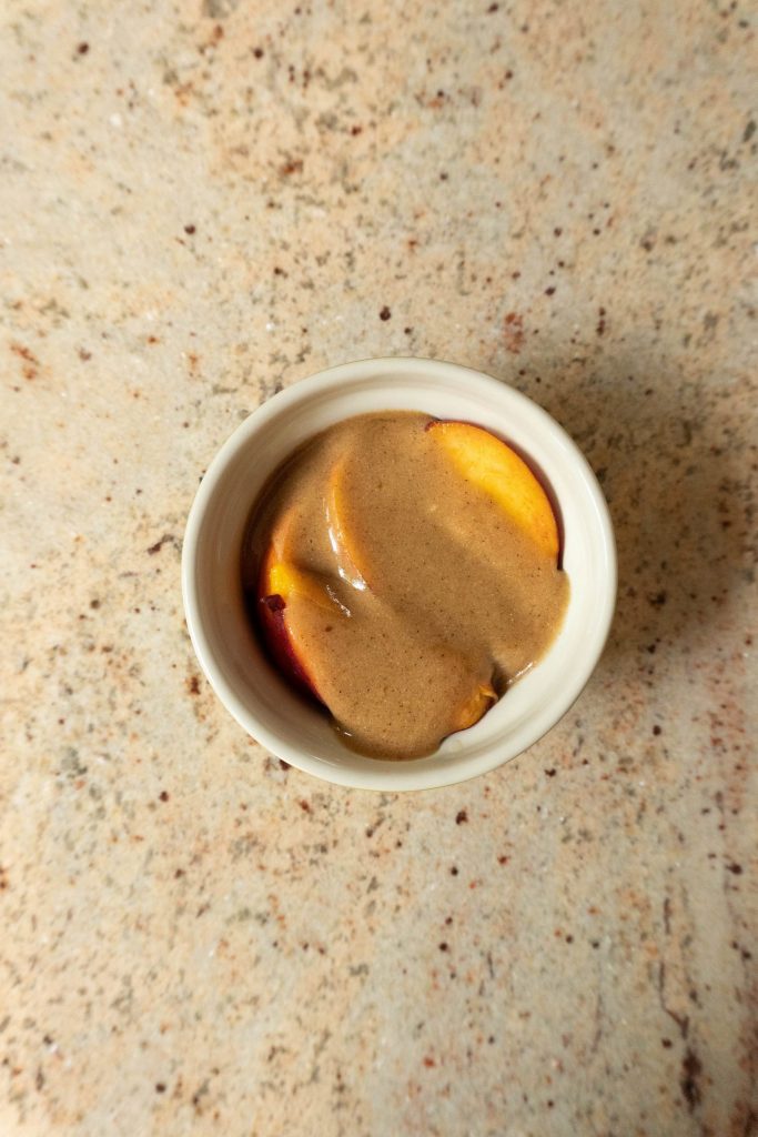 Mini Peach Cobbler pre-baking