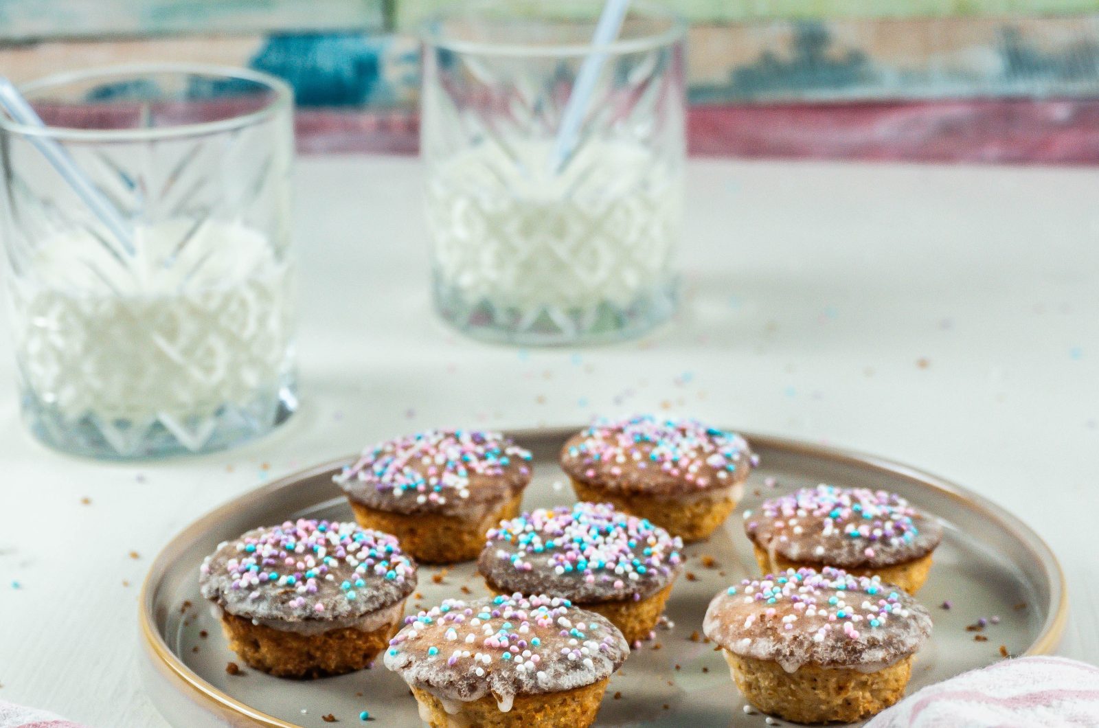 Lemon Mascarpone Mini Muffins