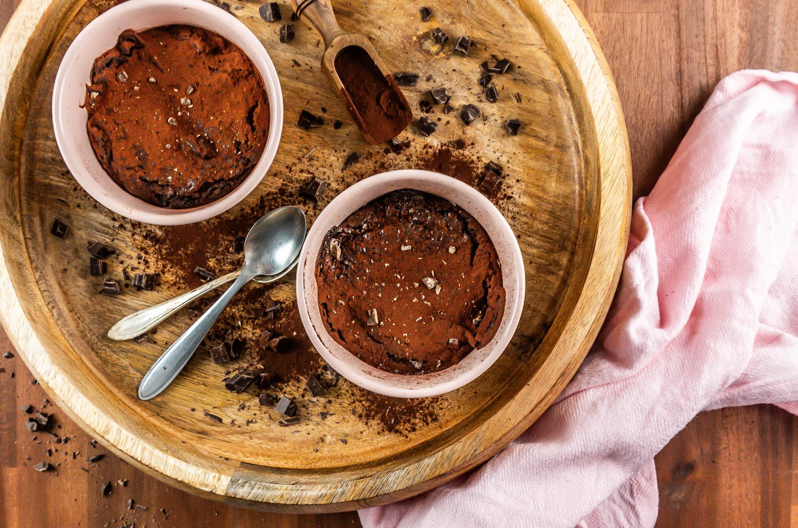 Gluten-free warm, fudgy Mug Brownie