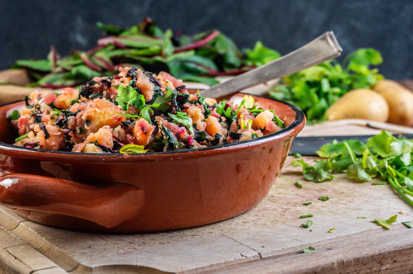 Blitva - Croatian Swiss Chard and Potatoes