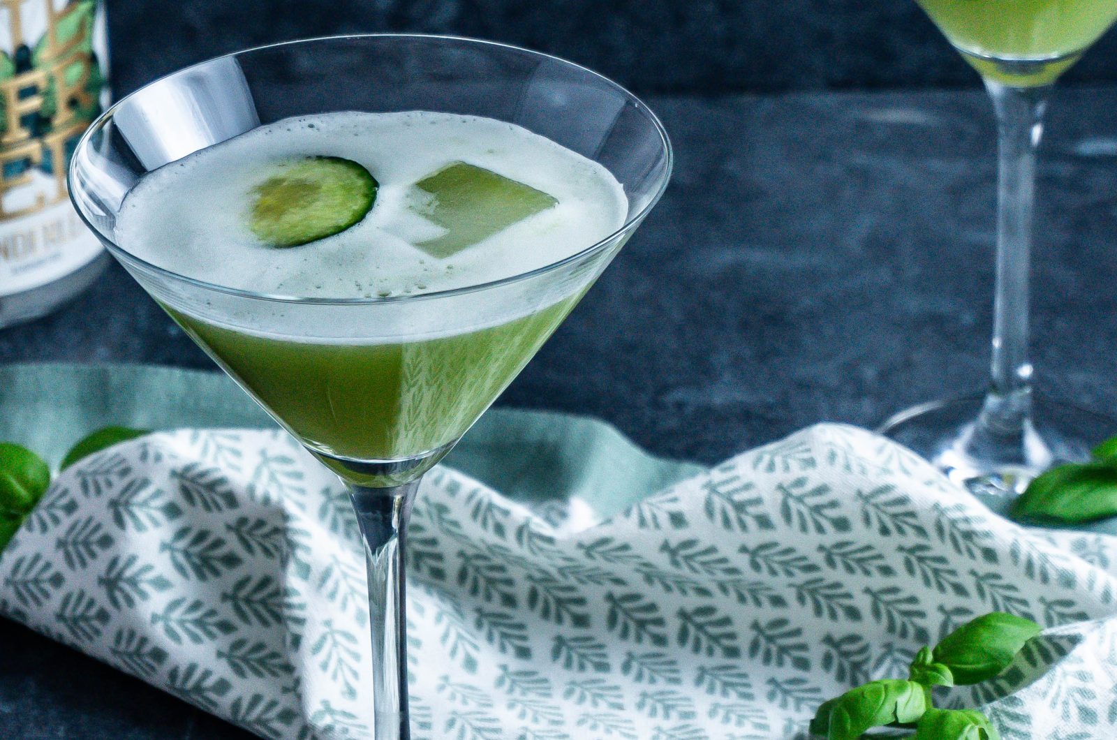 Non-Alcoholic Garden Sour Cocktail