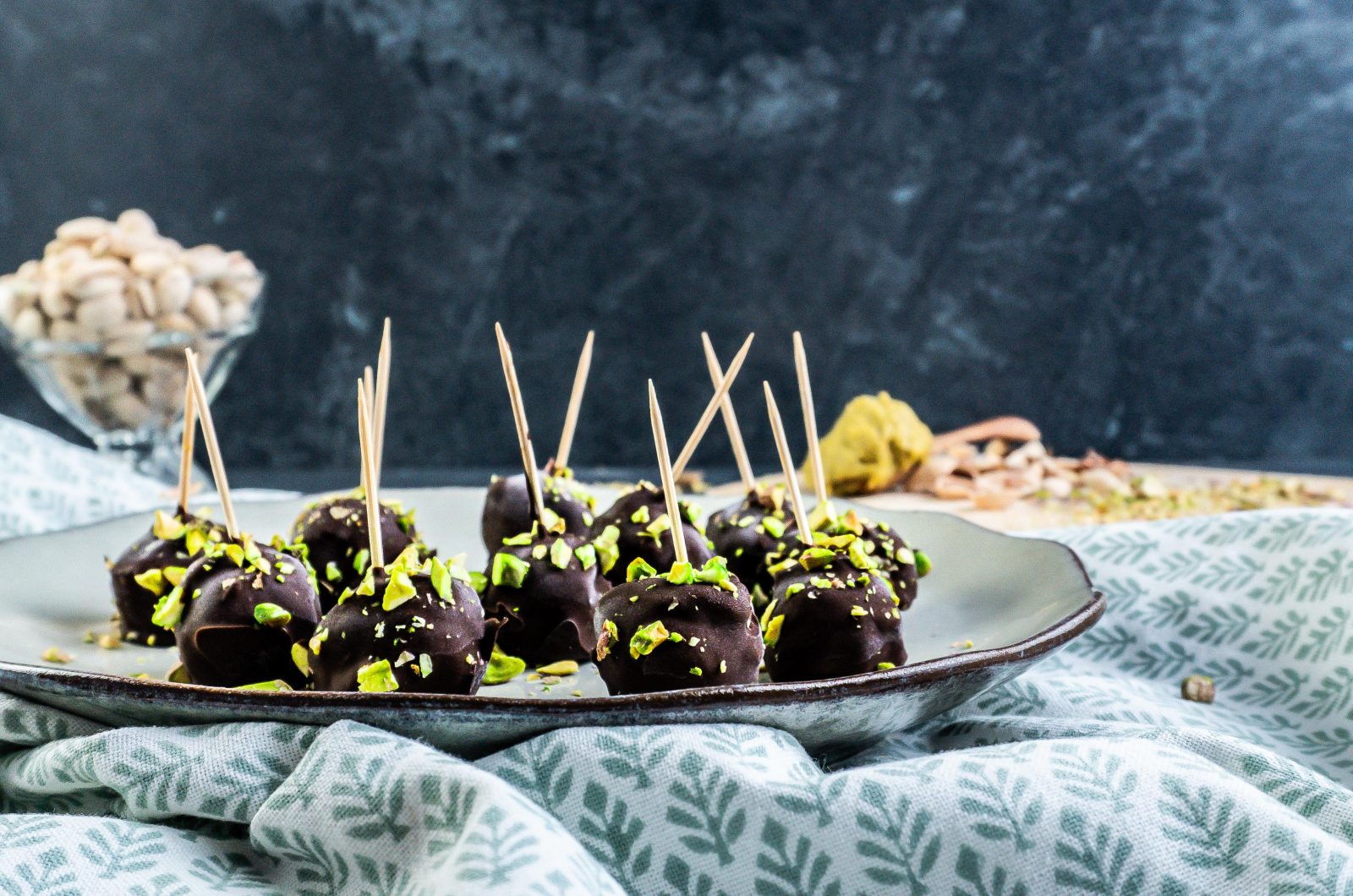 Gluten-free "Dubai Style" Pistachio Balls