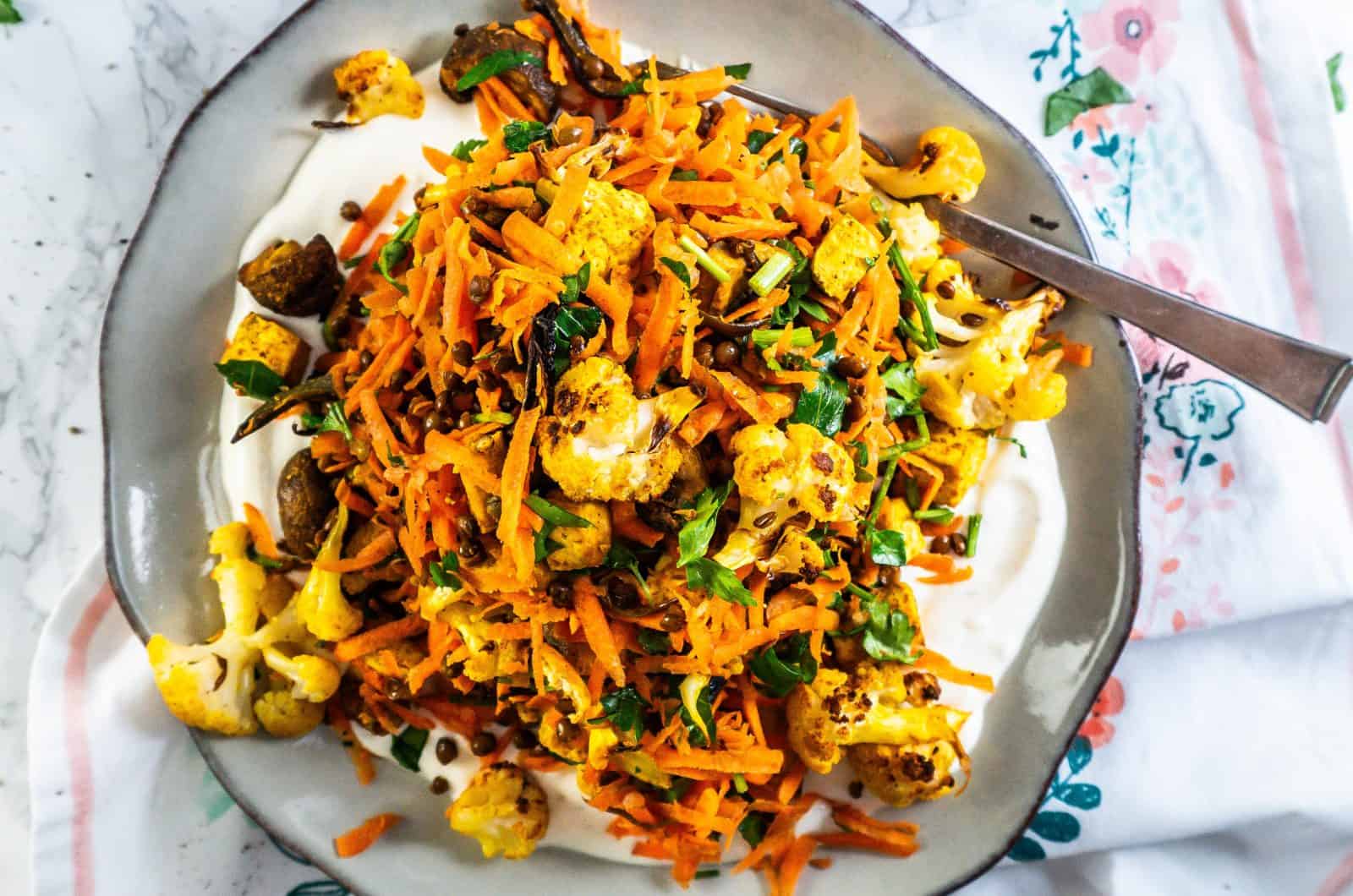 Roasted Cauliflower Salad